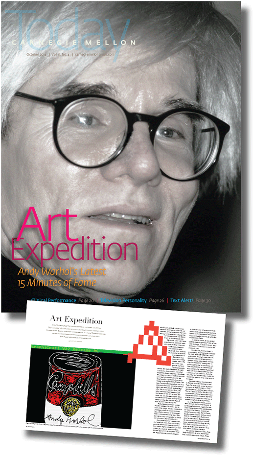 Cover and feature layout